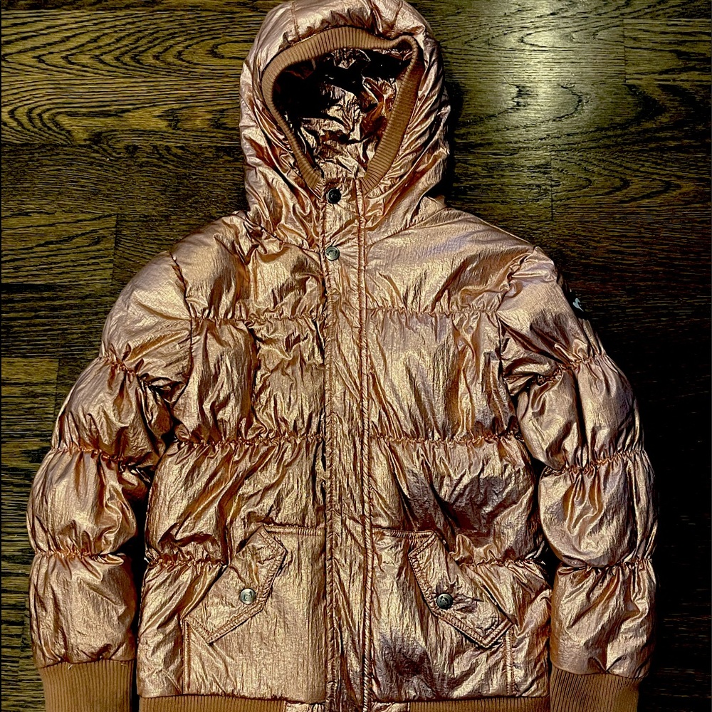 Appaman Girls Rose Gold Puffer jacket Size 10